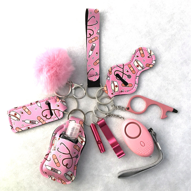 Wrist Keychain 10 Pieces Suit Door Opener Hand Sanitizer Bag 0a0d46e9 1c7b 49e3 b4f8 c9fa3bb21133