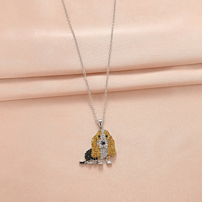 Cute Baggy Hound Pendant Necklace 0a2bacf7 dbb7 4708 978b 31bb62cf419c