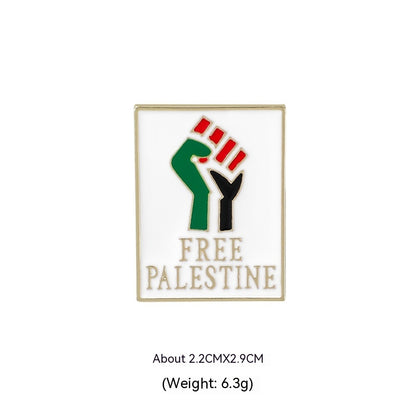 Fashion Simple Free Palestine Flag Brooch 0a325bb5 2d34 4ae1 86d3 54ca70cb3766 trans