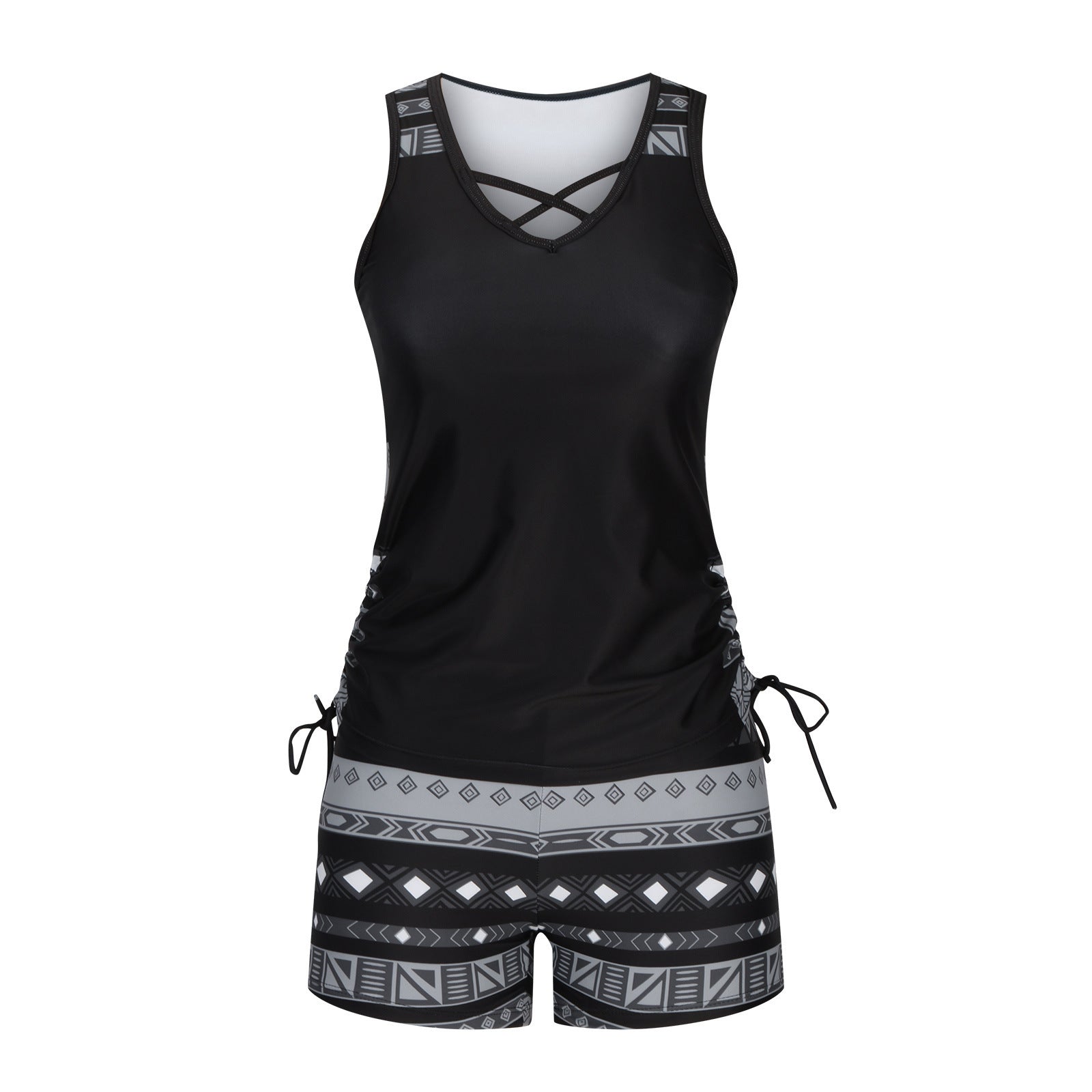 European And American Women's Seperated Swimwear High Waist Swimsuit Tied Top 0a3b0da9 25e2 444c b188 adebf44539c0