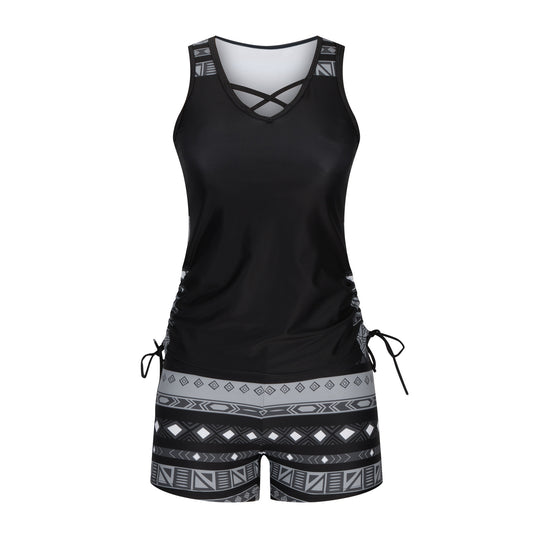 European And American Women's Seperated Swimwear High Waist Swimsuit Tied Top 0a3b0da9 25e2 444c b188 adebf44539c0