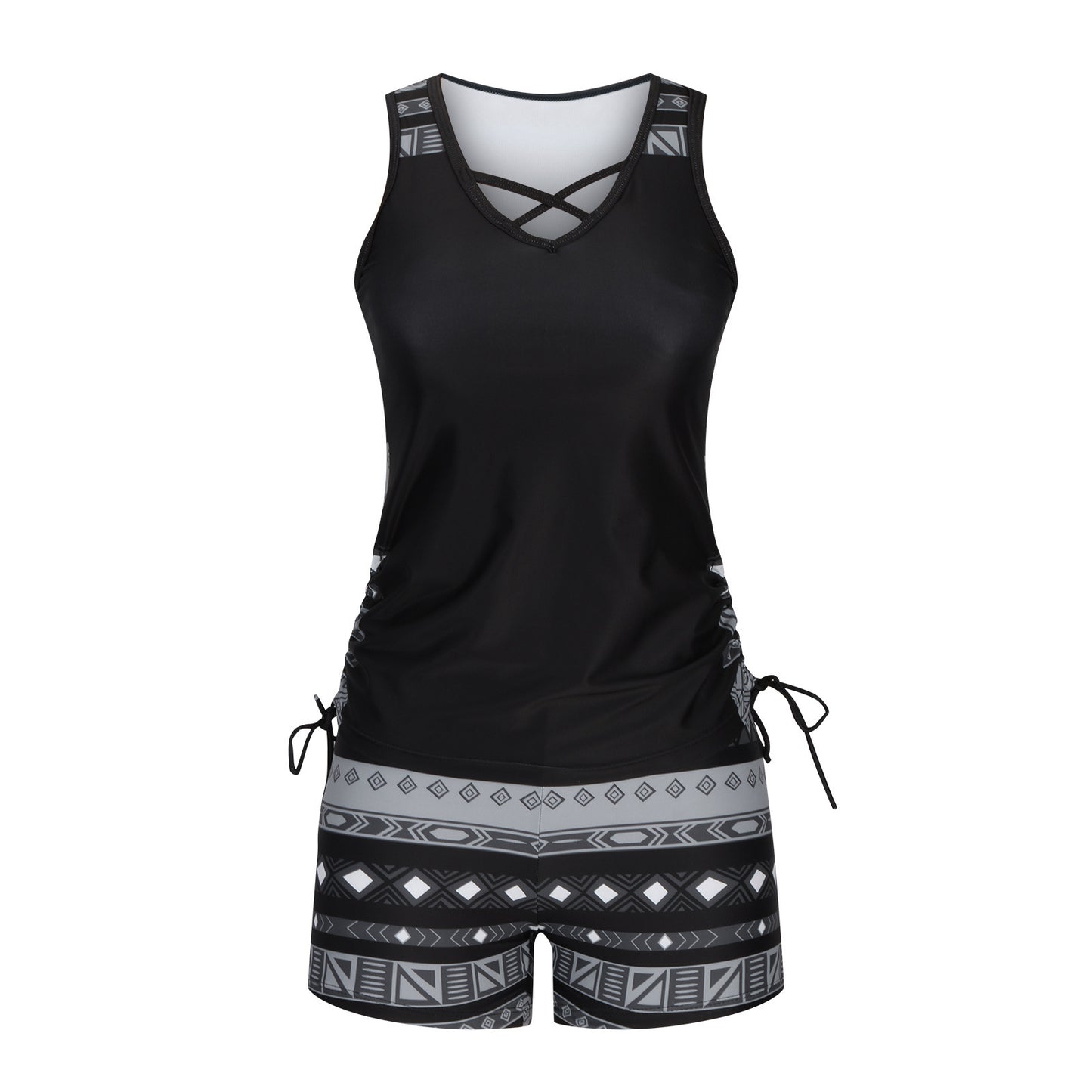 European And American Women's Seperated Swimwear High Waist Swimsuit Tied Top 0a3b0da9 25e2 444c b188 adebf44539c0 84db88b0 e