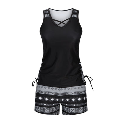 European And American Women's Seperated Swimwear High Waist Swimsuit Tied Top 0a3b0da9 25e2 444c b188 adebf44539c0 84db88b0 e