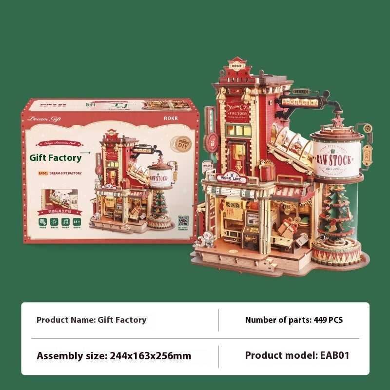 3D Puzzle Wooden Assembly Block Toy - HD Wireless Product #6