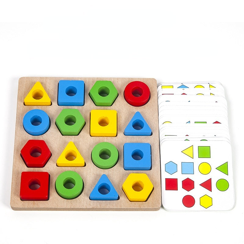 Geometric Pairing Blocks Leisure Board Game Toys 0a458d90 0d8e 45b9 9217 5c4fe8a28b1d