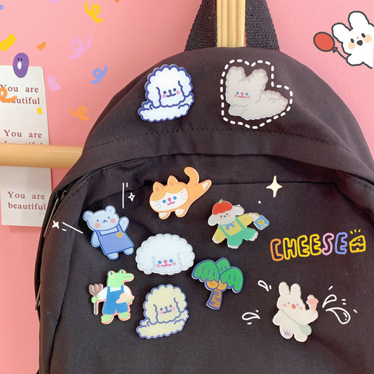 Small Brooch Cartoon Cute Rabbit Accessories Clothes Bag Pendant Badge Female 0a47e496 c499 4895 ab88 834d22216e91
