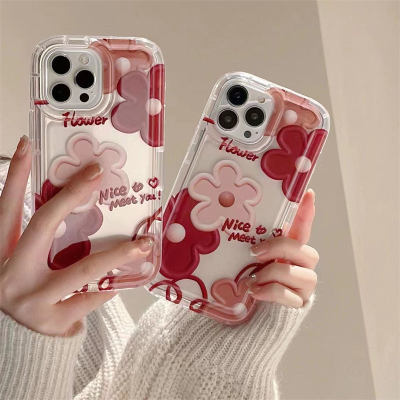 Retro Oil Painting Red Flower Phone Case 0a4b81d2 6ec1 4605 9190 decbd35a2582