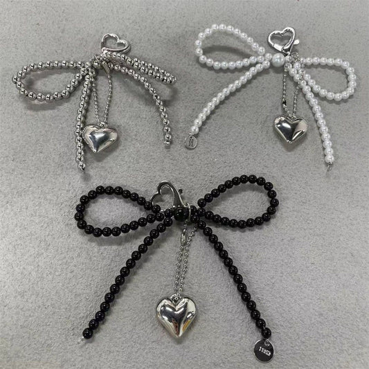 Sweet Pearl Bow Key Chain Accessories 0a52c5d0 1678 45ac 8c50 d6f917cf608d
