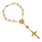 Beads Artificial Glass Pearl Cross Bracelet 0a560af8 155e 46c8 97e5 825e35b1274a