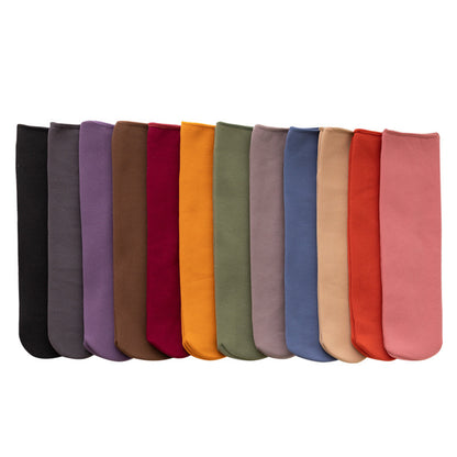 Candy Tube Socks Autumn And Winter Vertical Stripes Cashmere Snow Socks 0a654b34 122d 4dd3 b72e d7426486c423