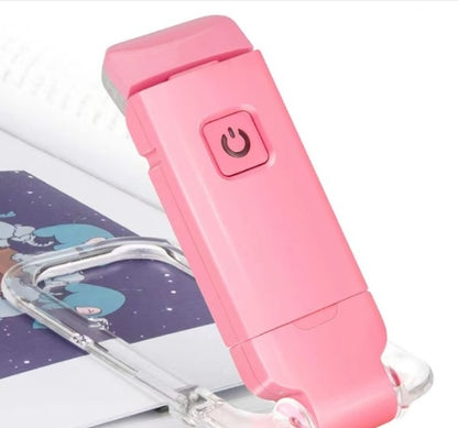 LED USB Rechargeable Book Reading Light Brightness Adjustable Eye Protection Clip Book Light Portable Bookmark Read Light 0a6