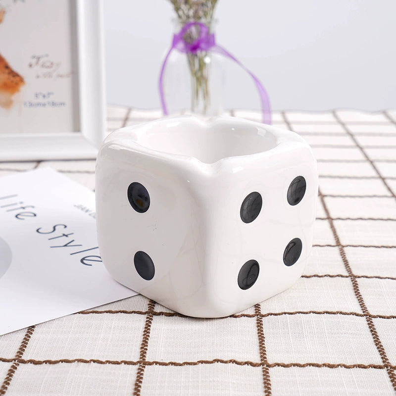 Place Dice Personalized Office Ashtray 0a73c245 f4b8 42f0 9526 6c05d60b7f60