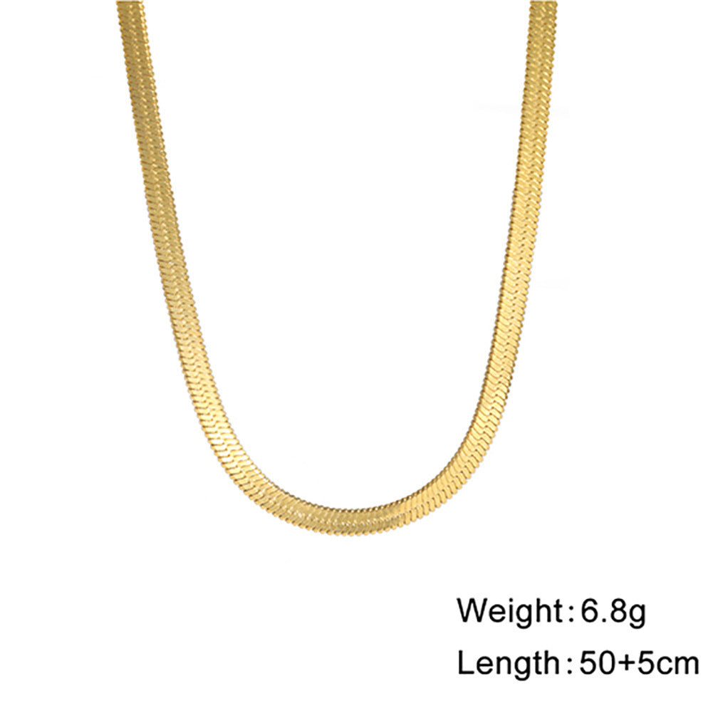 Popular Snake Bone Stainless Steel Choker 0a7a8d70 3f68 4e8c 9711 853b2485f74f