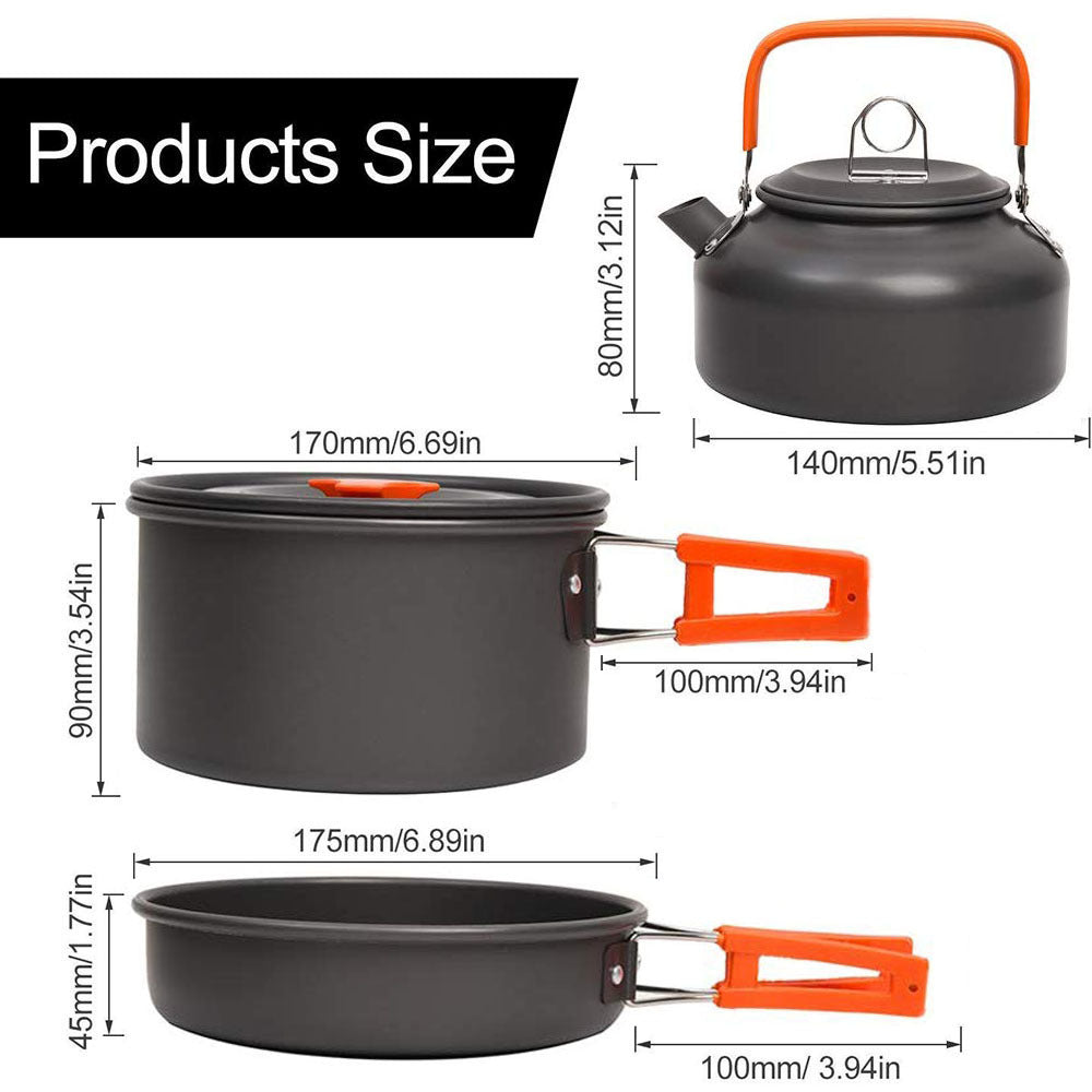 Travel Picnic Tableware Folding Camping Set 0a7b16da 09ce 4abd 8acd ee2406ea4cdf
