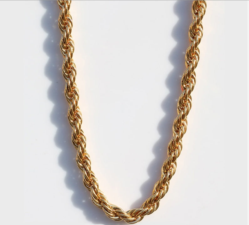 Hip Hop Style Wave Twist Necklace 0a8578da 6c51 491f 8821 feae348d16c4