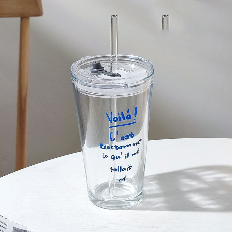 Household Glass Water Cup With Lid 0a8b1178 20f9 4279 92bd fe35a4ca6859