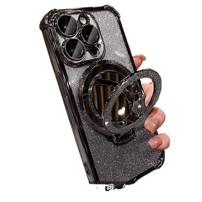 Applicable To 15 Phone Case Iphone16 Glitter Folding Bracket Protective Cover Drop-resistant 0abcc6bd a60b 480f a3c7 f666ef4a