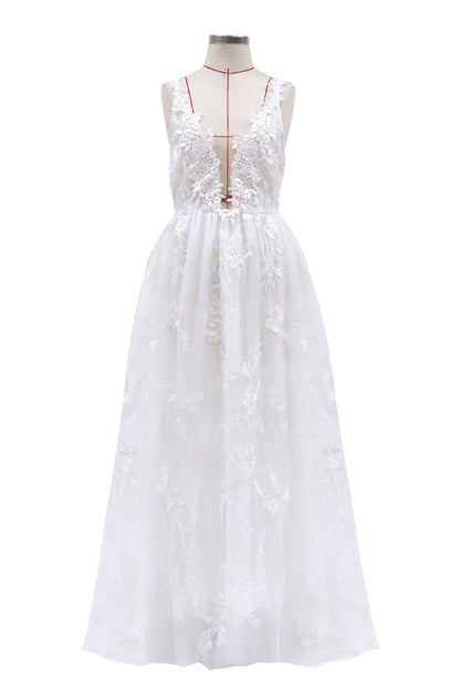 Bride Sexy Suspenders Wedding Evening Dress 0ad57975 0c8e 4d43 bca0 0c40de213f1c