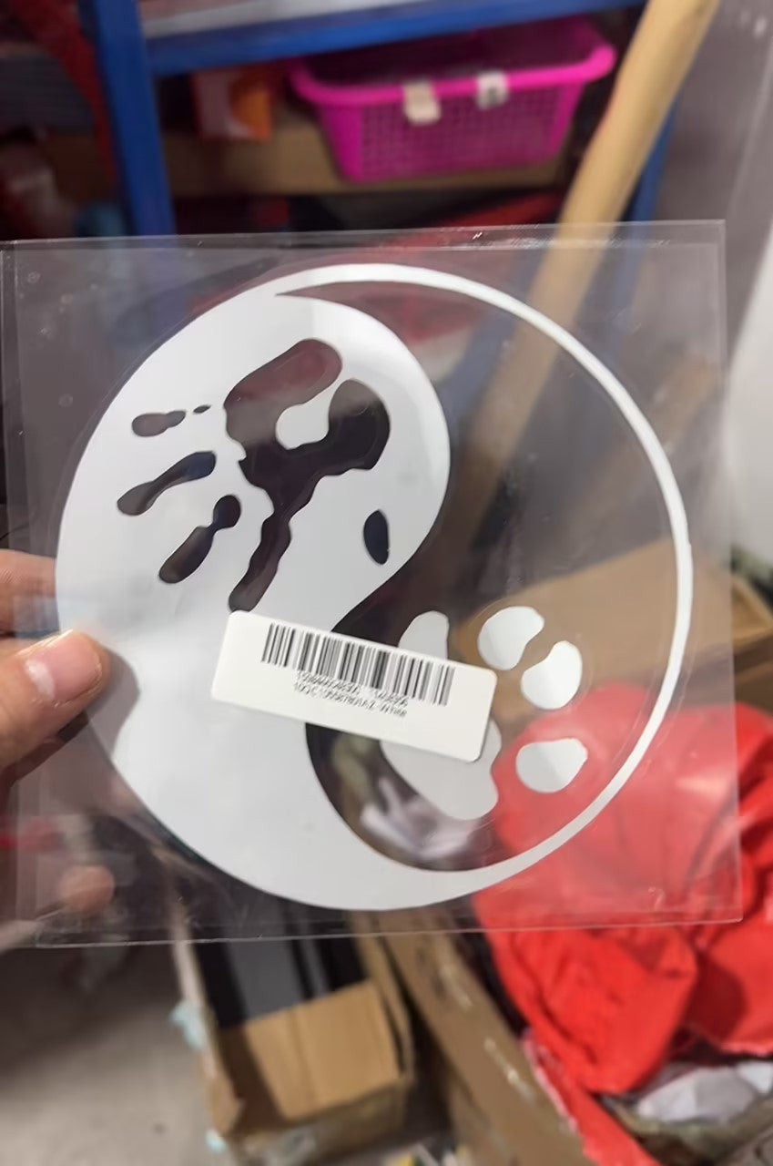 Custom Made For Foreign Trade Vehicle Sticker Yin Yang Pet Cat Dog Paw Print 0ad96178 90f2 4bf0 a3fb e0b9697ebc8d