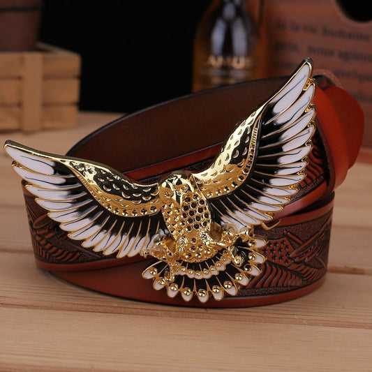 Men's Fashion Eagle Leather Belt 0ae6c55a 09f6 40a6 a63c e45db53262a9