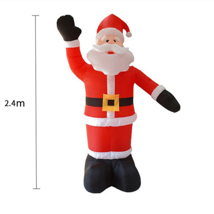 Inflatable Doll Night Light Merry Christmas Outdoor Santa Claus New Year Decoration Garden Soldier Toys Arrangement Props 0ae