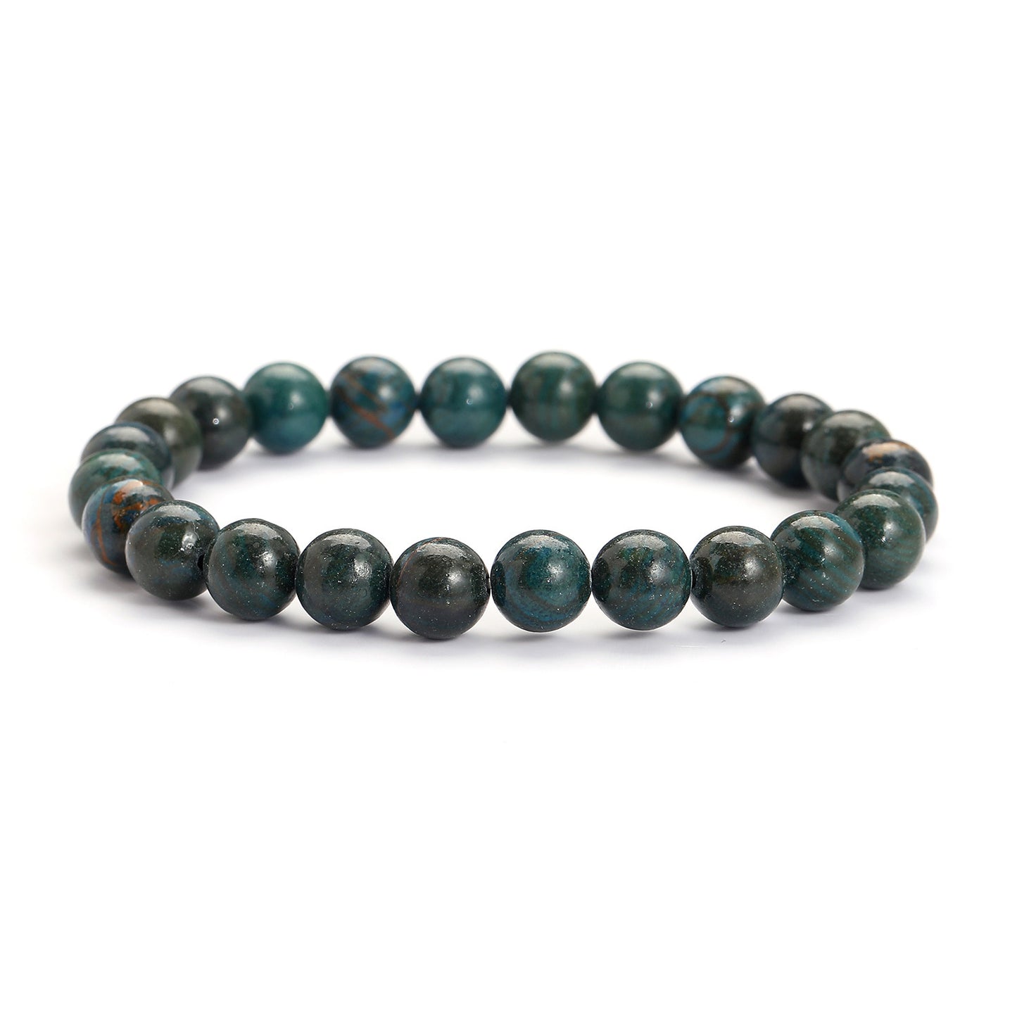 Unakite Bracelet Single Circle 8mm Natural Stone Bracelet Minimalist Blue Grain Stone Daily Bracelet 0af84cef 839d 4aaa 85eb 