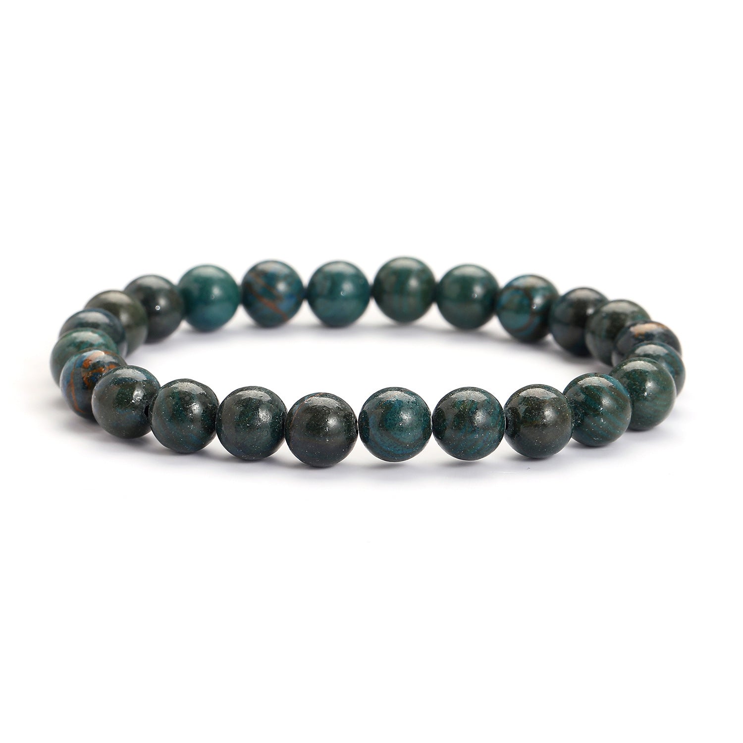 Unakite Bracelet Single Circle 8mm Natural Stone Bracelet Minimalist Blue Grain Stone Daily Bracelet 0af84cef 839d 4aaa 85eb 