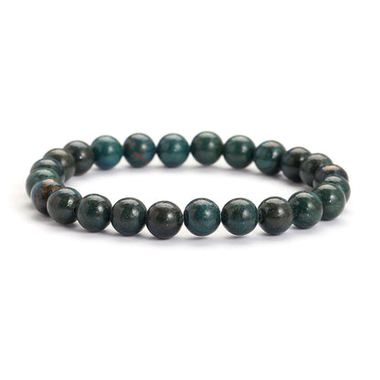 Unakite Bracelet Single Circle 8mm Natural Stone Bracelet Minimalist Blue Grain Stone Daily Bracelet 0af84cef 839d 4aaa 85eb 
