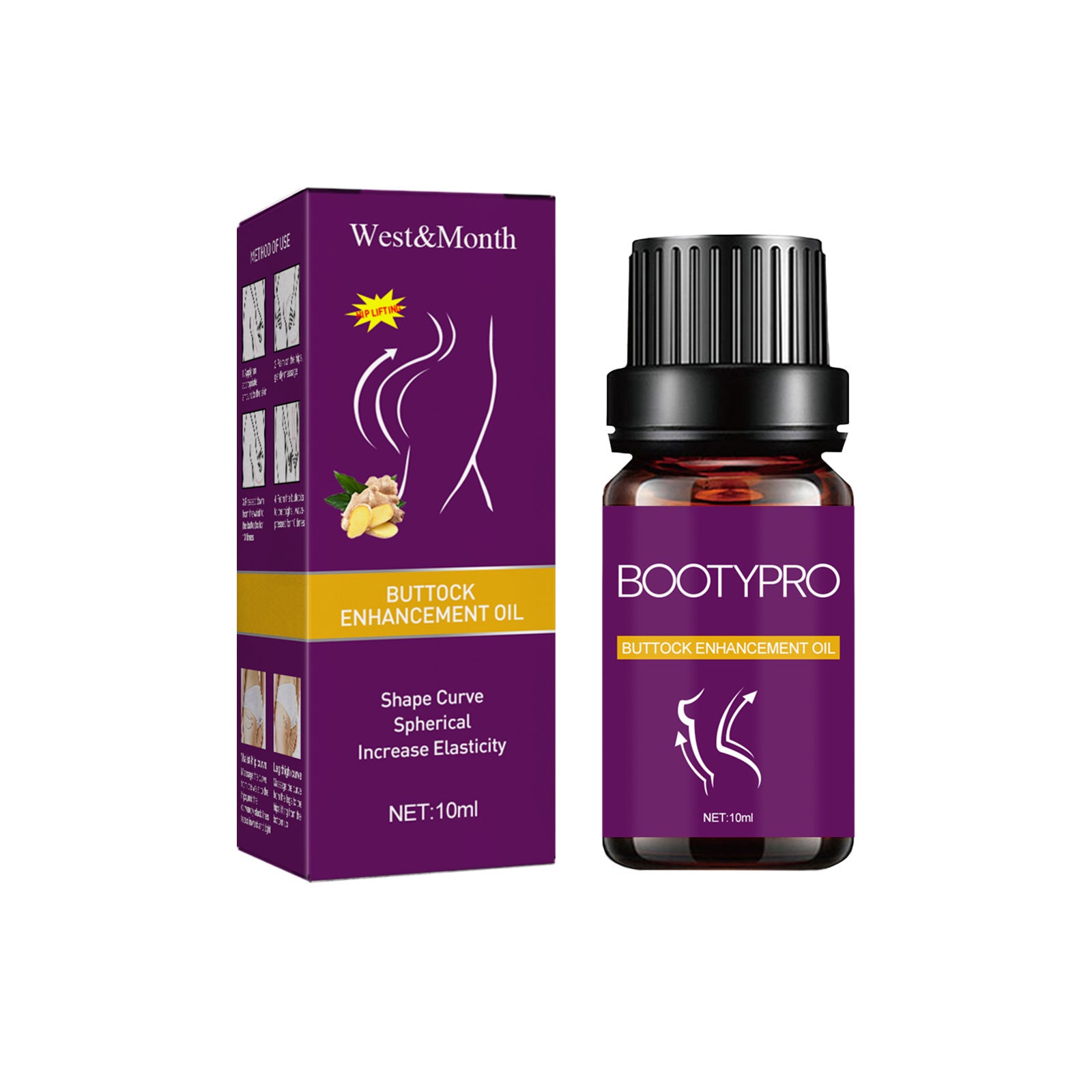 Hip Lifting Essential Oil Lifting Massage Oil Firming Body Shaping Peach Hip Highlight Curve Hip Lifting 0af8848c 6c17 4320 a