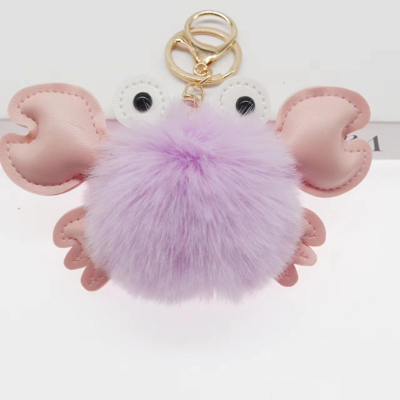 Cartoon Cute Crab Keychain Pendant 0af9d3e5 e61a 446e b001 4f9785237c9b