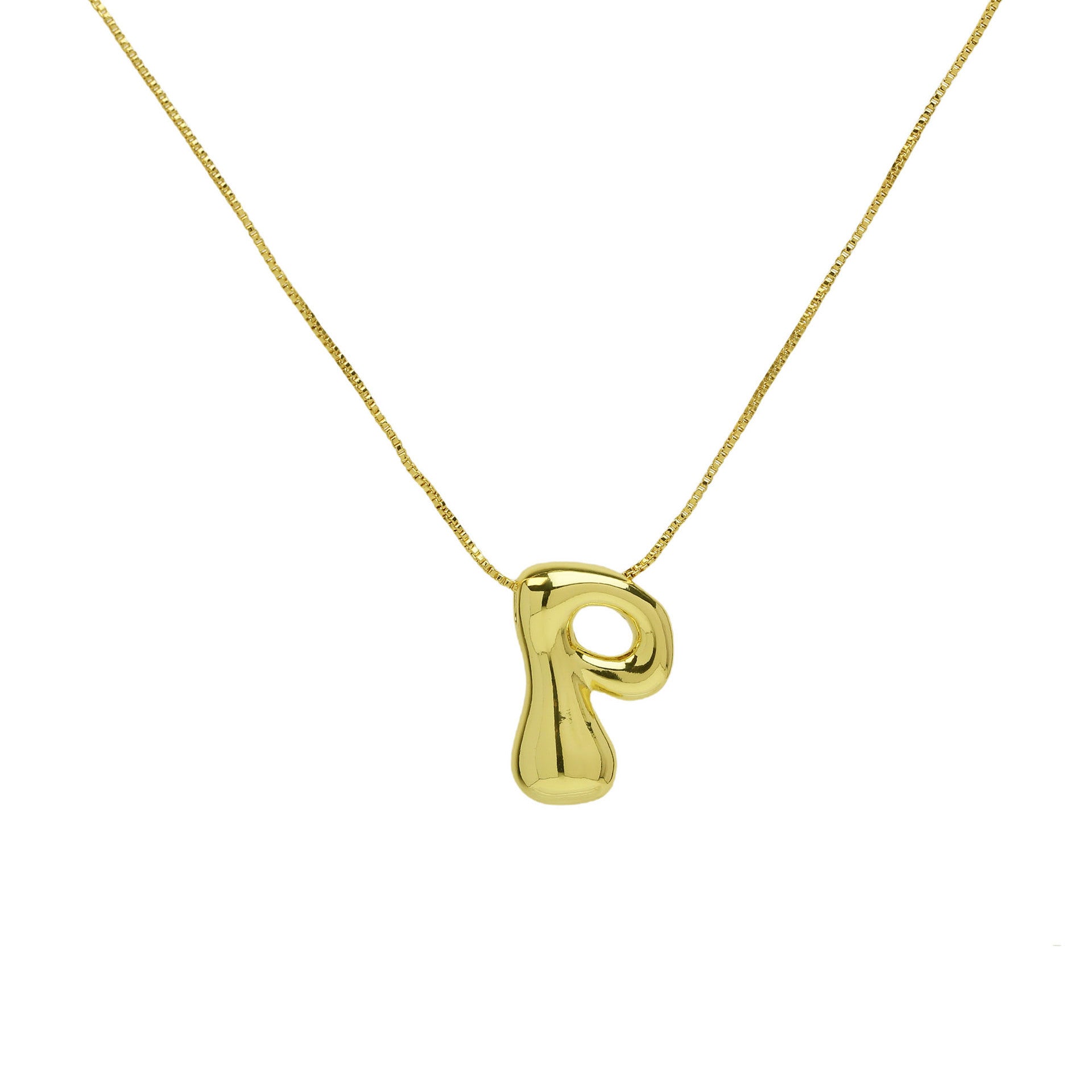 Brass Glossy Balloon English Letter Pendant Necklace 0afdadc3 4123 4657 86b7 e01cbd3b56ef