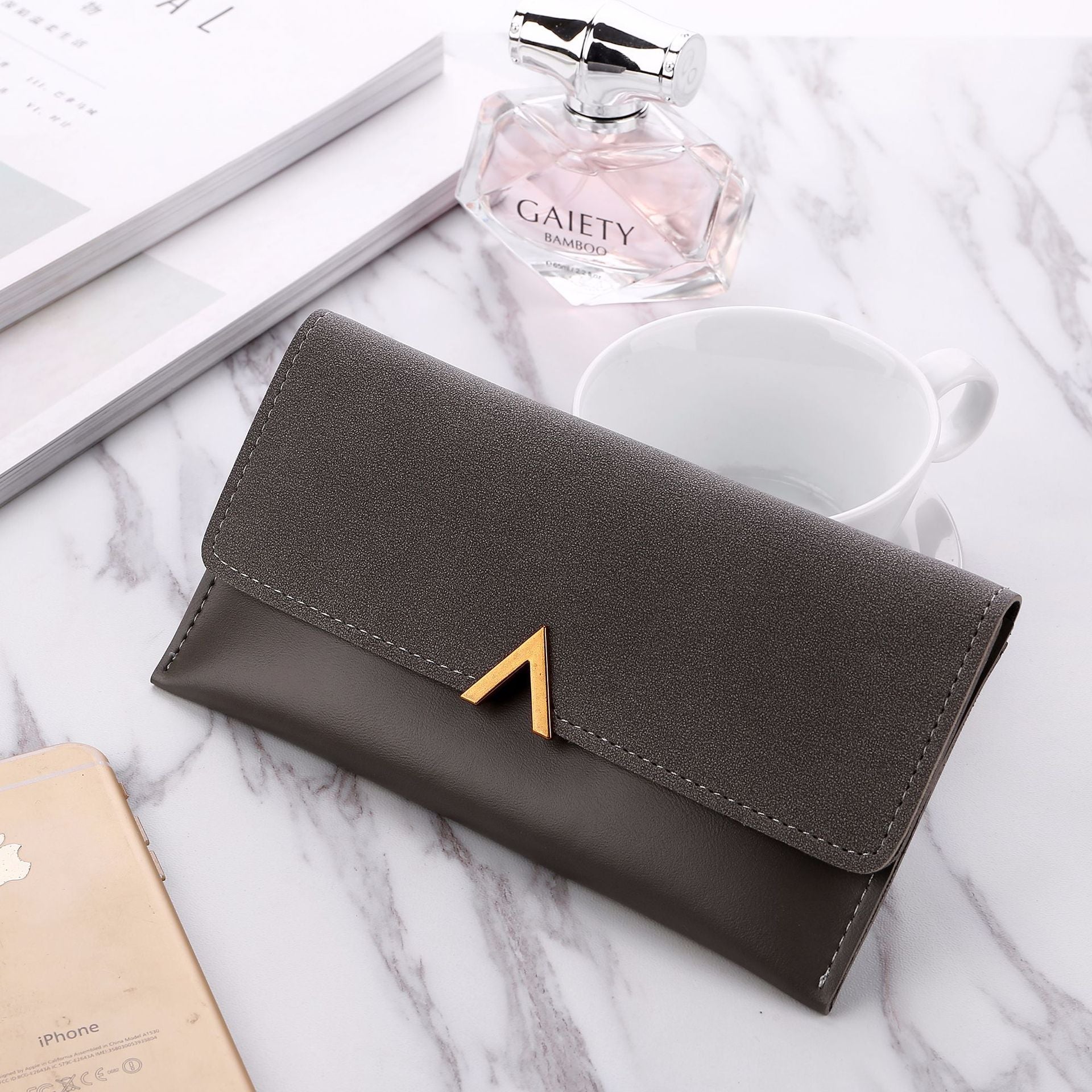 Frosted Color Matching 30 Off Long Ladies Wallet 0b1a189e 2fc4 477d a9ff e053163aaf3a