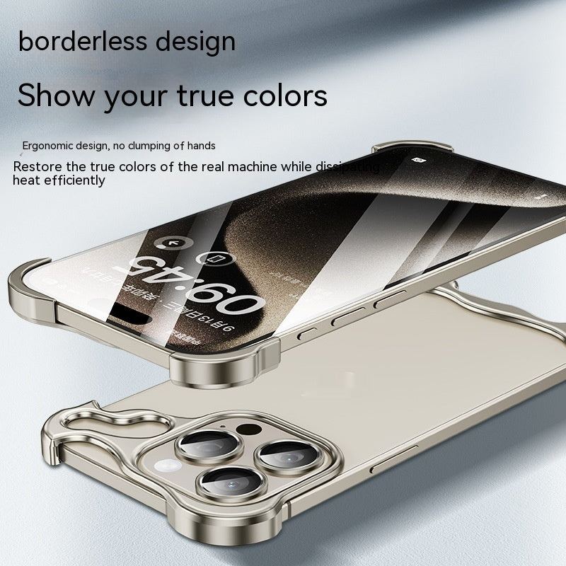 Phone Case Special-shaped Metal Corner Pad Anti-fall Frameless Anti-fall Protective Cover 0b1e7336 4330 4bb4 a56a f560838256f