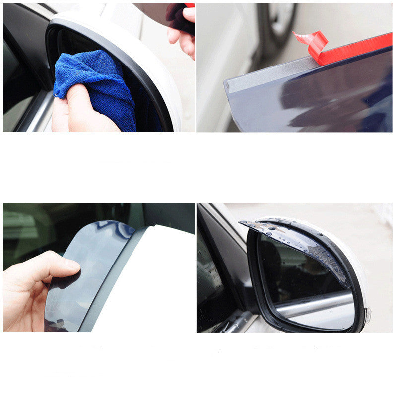 Car Rearview Mirror Rain Eyebrow With Rain And Sun Visor Universal 0b21995d 0998 469d 9e06 e9893e007099
