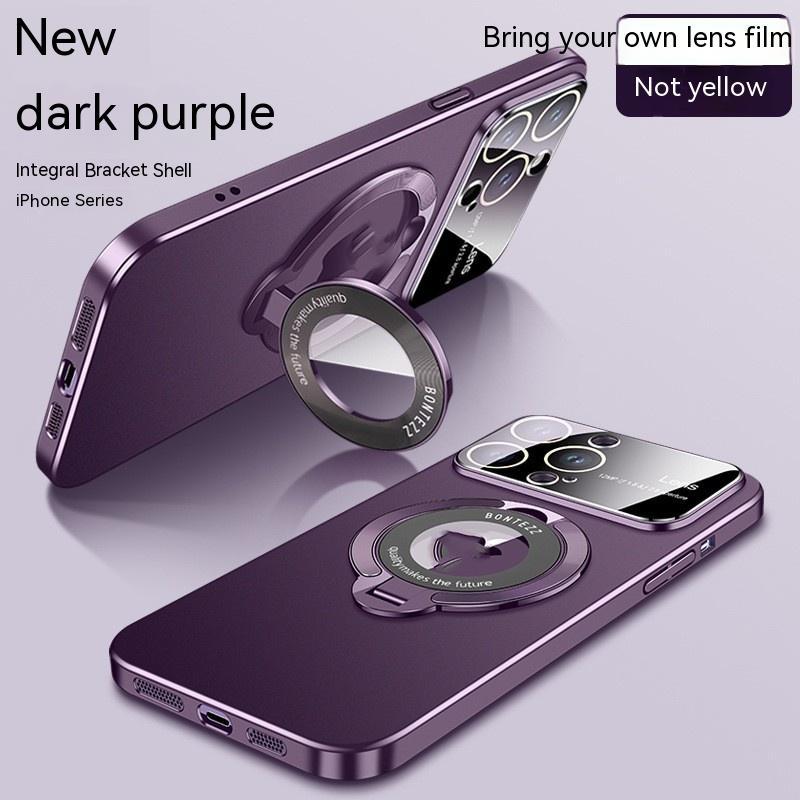 Metal Invisible Bracket Frosted Large Window Magnetic Suction Phone Case 0b3274d1 0363 49e4 931a 140bde9968e1