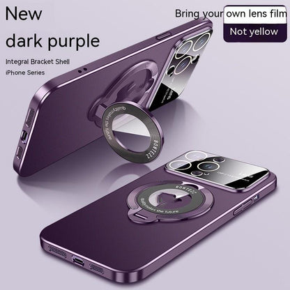 Metal Invisible Bracket Frosted Large Window Magnetic Suction Phone Case 0b3274d1 0363 49e4 931a 140bde9968e1