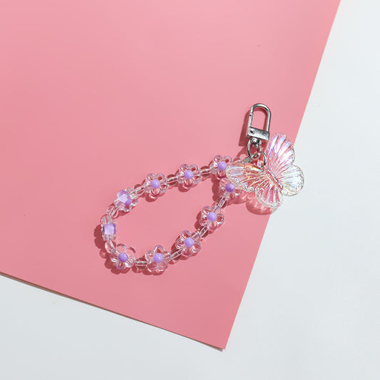 Pastoral Style Wireless Earphone Set Pendant Korean Version Floral Keychain 0b34f0bb 1d9b 4fbf a6c4 8906b09eee61