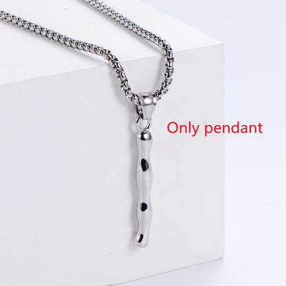 Three-dimensional 26 English Letter Pendant Necklace Fashion Jewelry Titanium Steel Couple Ornament 0b4921bb 070a 42fd 8e7f 3