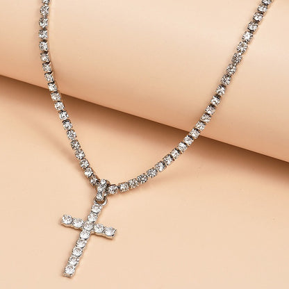 Women's Diamond Cross Necklace 0b5b1e59 58fc 48d6 a682 ad203586c90c