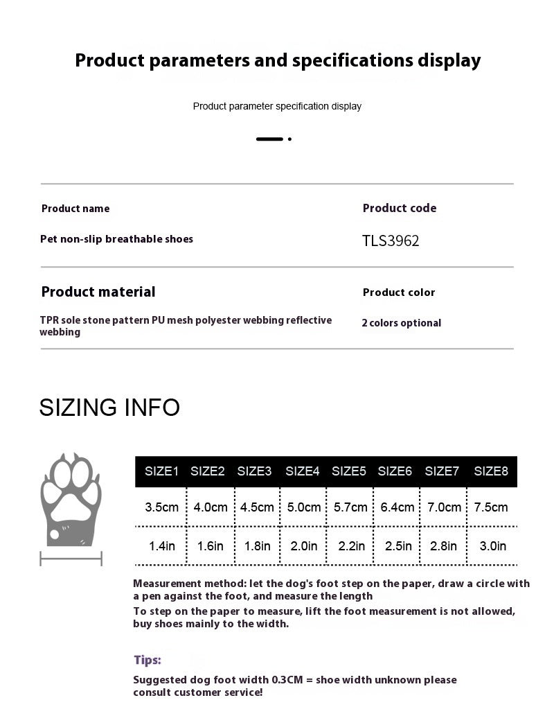 Dog Shoes Breathable Anti-dirty 0b85eaf7 c6f0 46c9 ad2a 2862232f0bf4