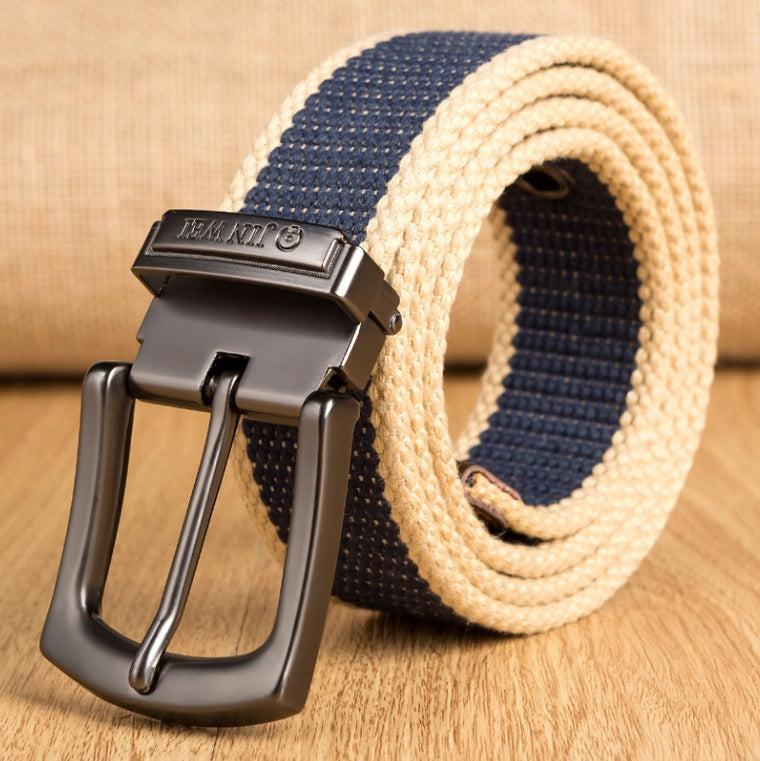 Outdoor Thickened Men's Pin Buckle Canvas Belt 0b893cb5 902d 4f23 a791 8fe8eaf41afa