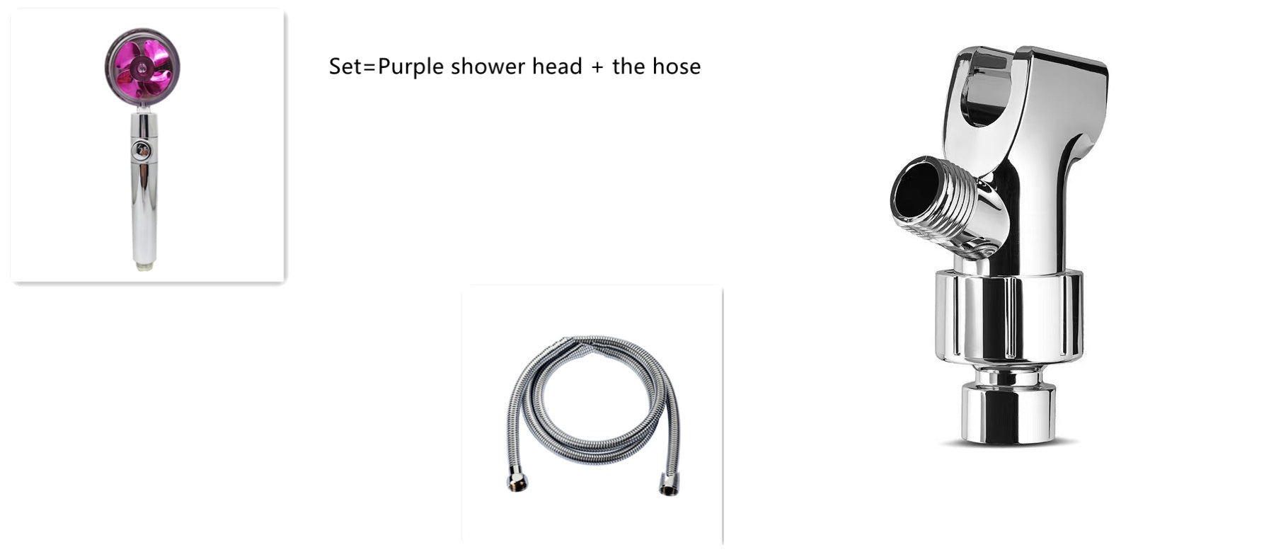 Shower Head Water Saving Flow 360 Degrees Rotating With Small Fan ABS Rain High Pressure Spray Nozzle Bathroom Accessories 0b