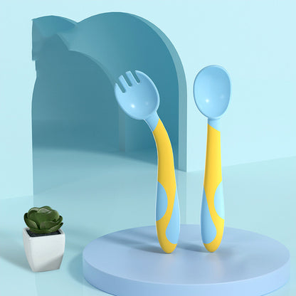 Baby Training Fork Spoon Twist Spoon Children's Tableware Set 0bbcafbd 3e41 489d 8399 3f1bc9e3ab77