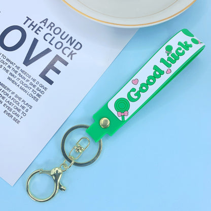 Lollipop Rainbow-colored Belt Hand Strap Keychain 0bd7258b cd1a 4766 8e8d 91486e9cdf83