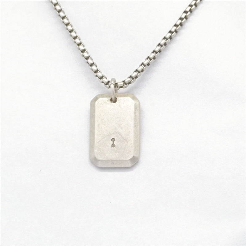 Fashion Retro Double-sided Lettering Pendant 0be01e33 3313 46c6 82fe f5e3fe313342