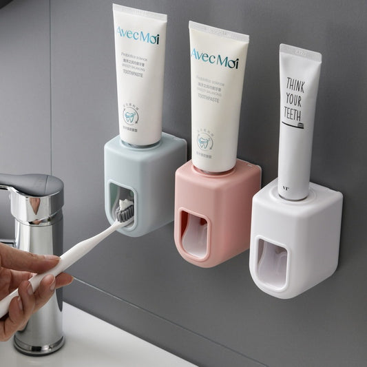 Nordic Automatic Toothpaste Dispenser Bathroom Bathroom No Punching On Walls Quantitative Extrusion Simple Lazy Toothpaste Ho
