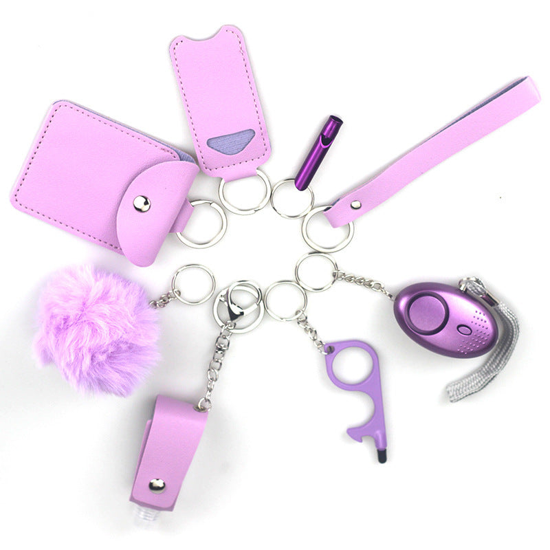 9-piece Keychain Fashion Leather - HD Wireless Product #4
