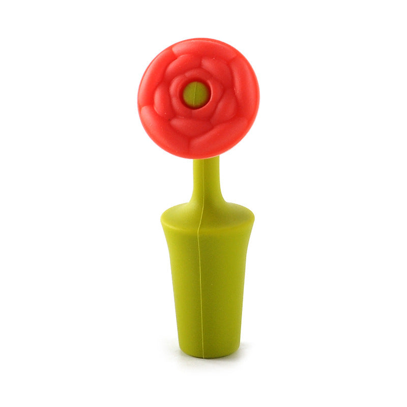 Creative Silicone Stopper For Red Wine SUNFLOWER Beer Seasoning Bottle Bottle Stopper Tool 0c192b34 26e6 4d35 956e 910a881c7b
