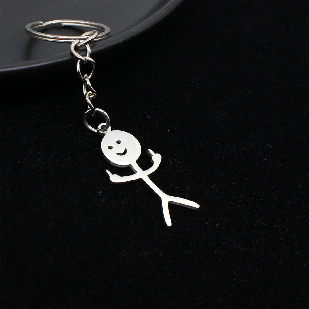 Independence Stand Funny Doodle Little Necklace 0c1afe43 47ef 4238 9156 51cc99a70522
