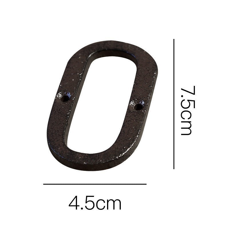 European-style Retro Cast Iron Three-dimensional Wrought Iron 26 English Letters Door Number 0c3e7b0e 08fd 4bb3 9ffe c8850aa0